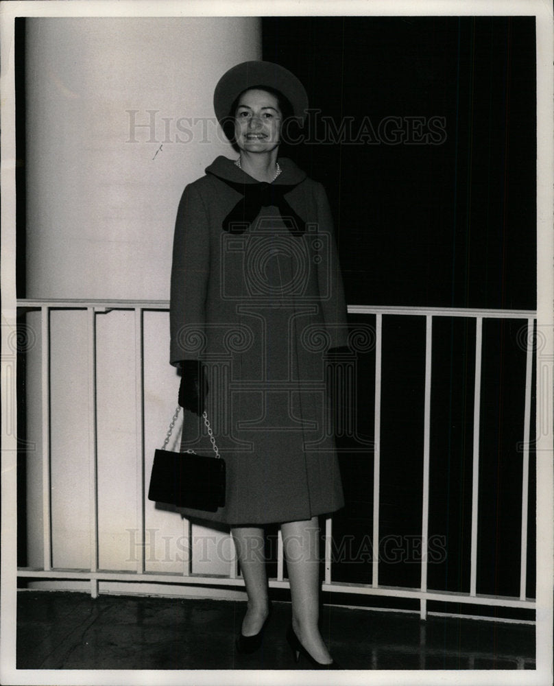 1965 Press Photo Mrs. Lyndon B. Johnson - Historic Images
