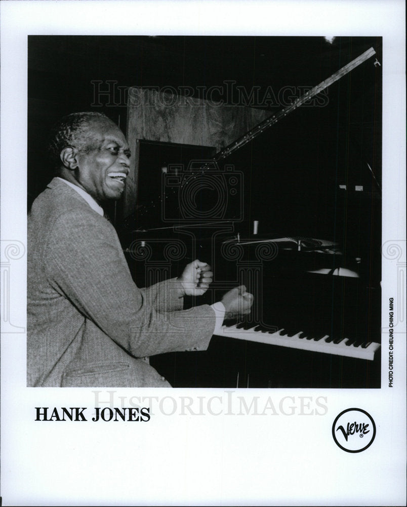 1993 Press Photo Jazz Pianist Hank Jones - Historic Images