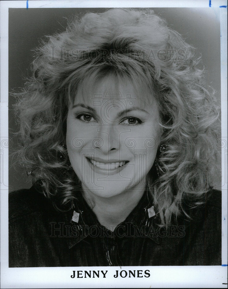 1990 Press Photo Talk Show Host Jenny Jones - Historic Images