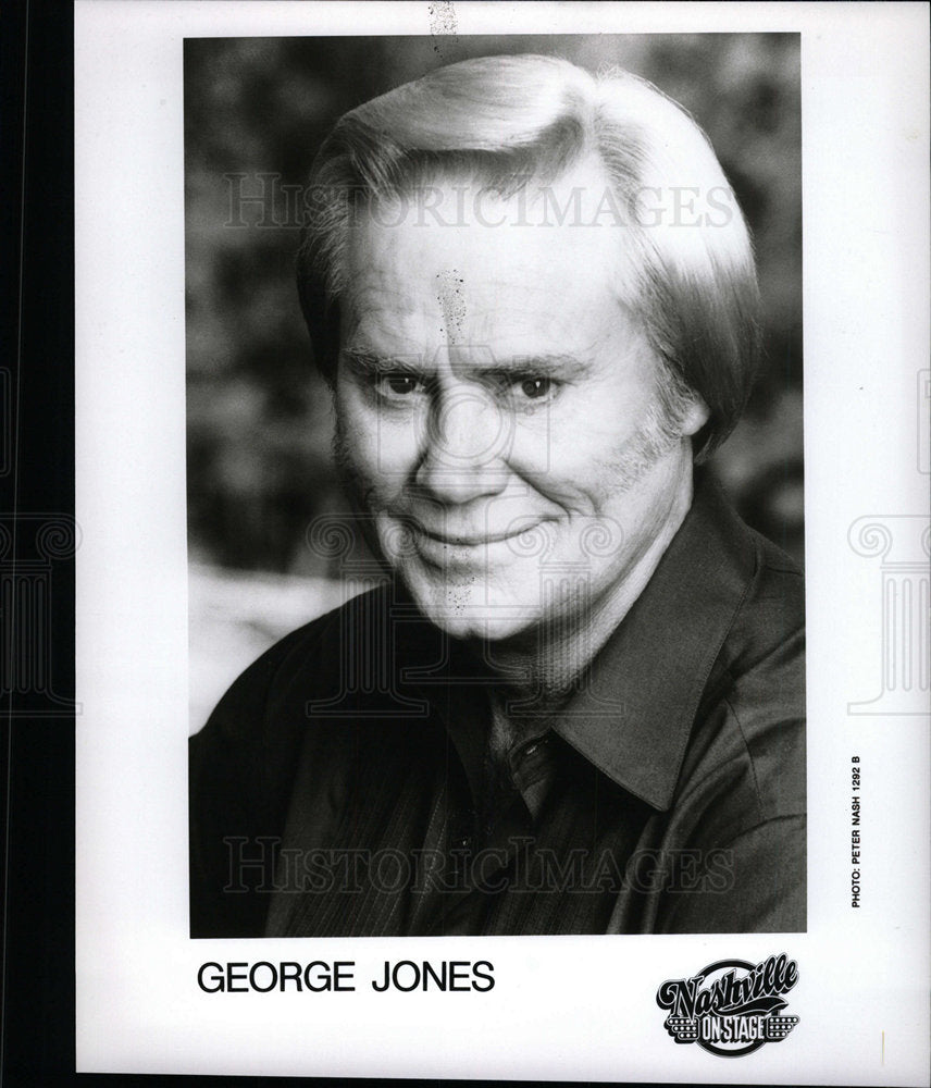1993 Press Photo George Jones Country Music Singer - Historic Images