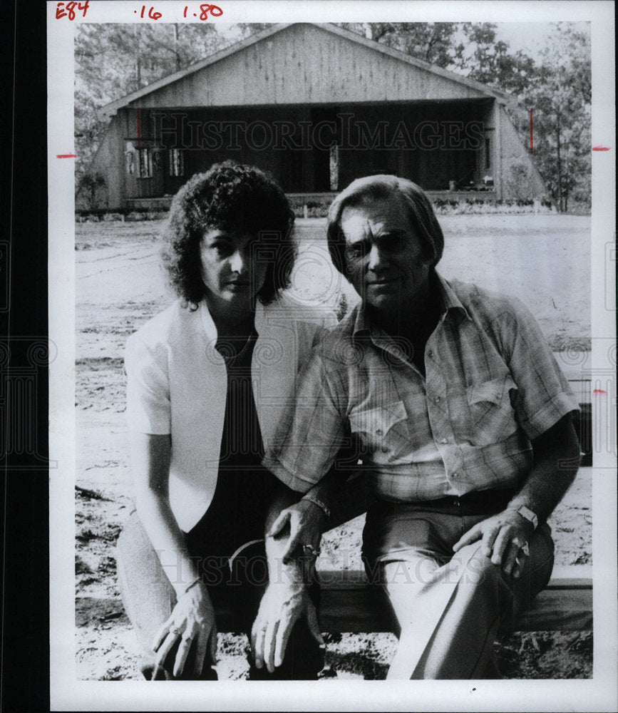 1983 Press Photo George Jones Singer - Historic Images