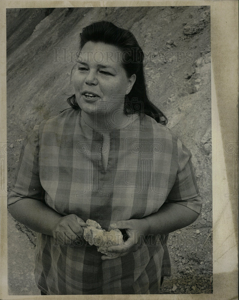 1977 Press Photo Biologist Mary Jane Foley - Historic Images