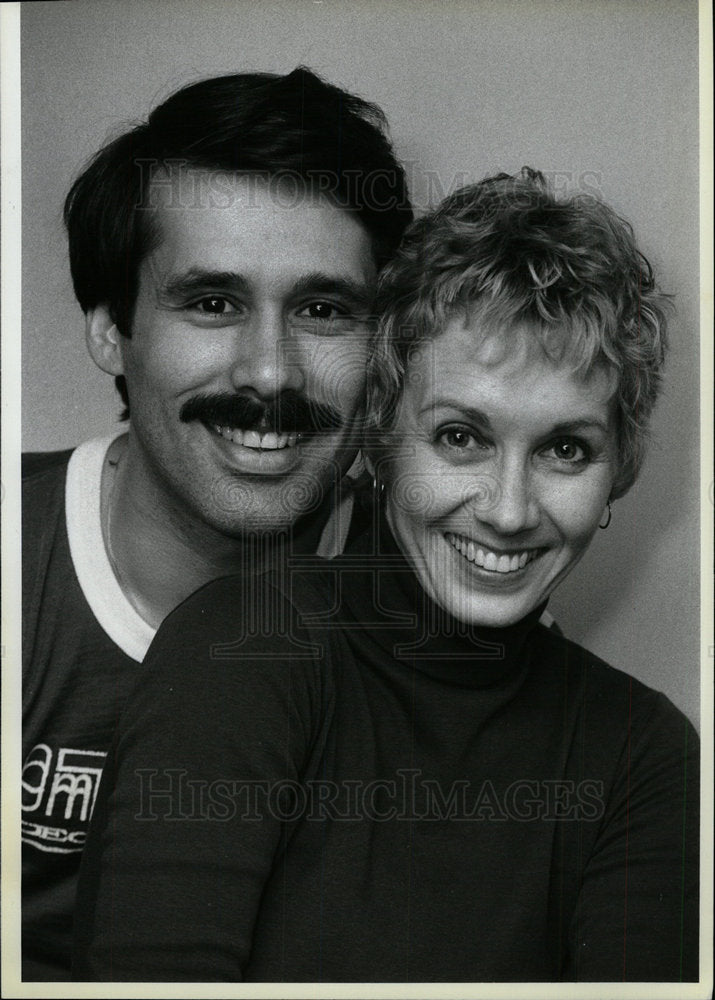 1983 Press Photo Sandy Duncan and Don Correia - Historic Images