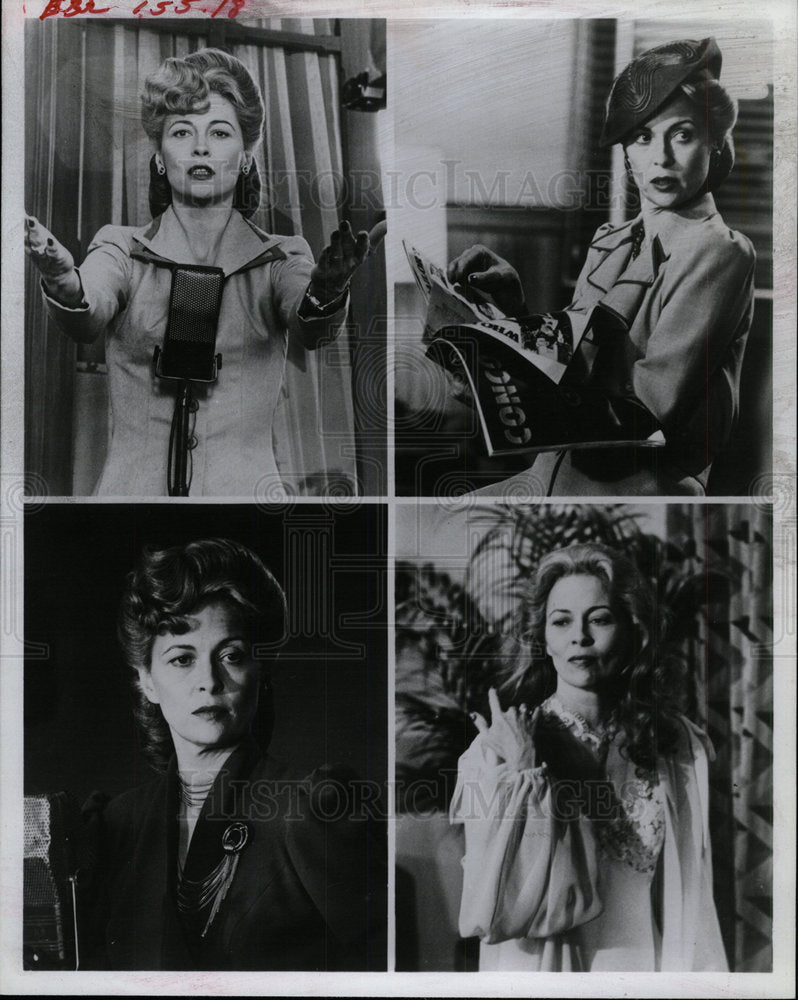 1981 Press Photo Faye Dunaway American Actress - Historic Images
