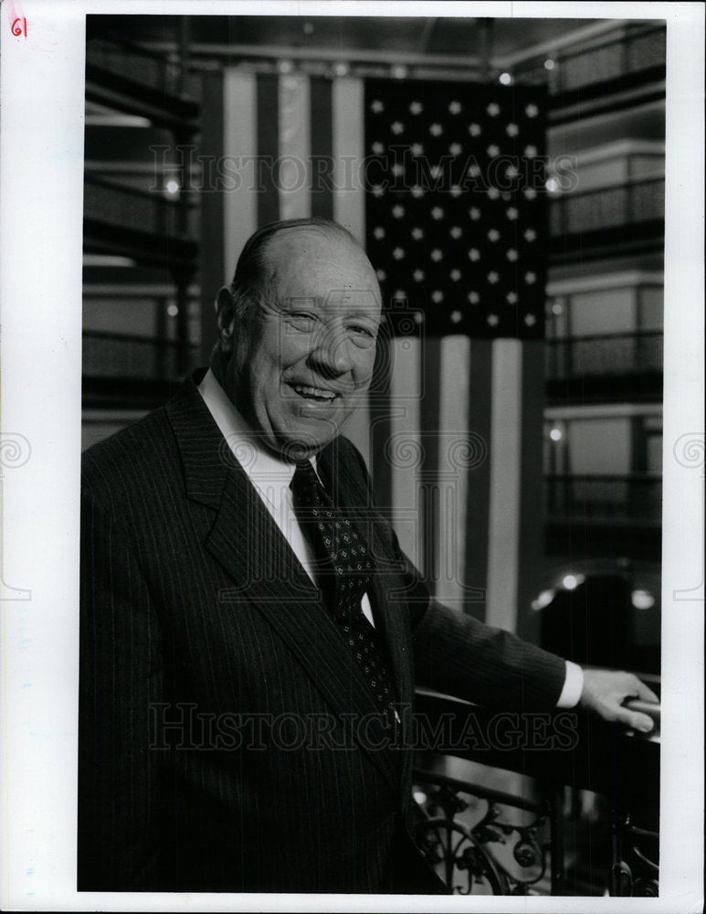1989 Press Photo Admiral Wm. Crowe Retires  - Historic Images