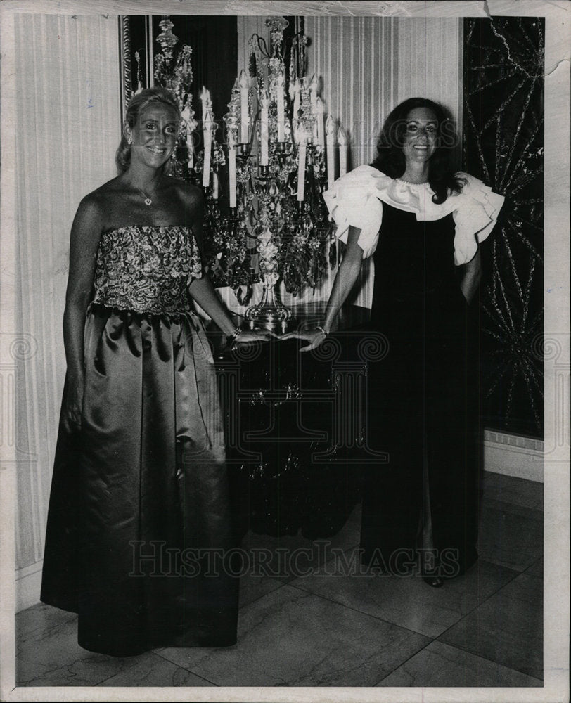 1981 Press Photo Mrs. Steve Farber &amp; Mrs. James Lustig - Historic Images