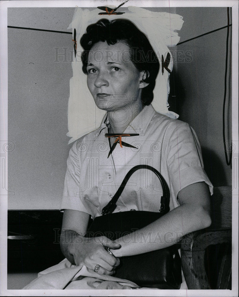 1962 Press Photo Kathleen Kerenko Wife of Murder Victim - Historic Images