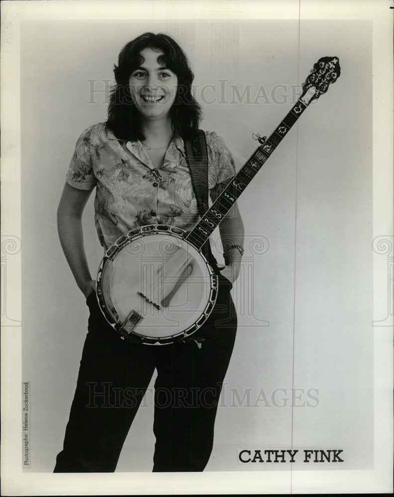 1985 Press Photo Cathy Fink - Historic Images