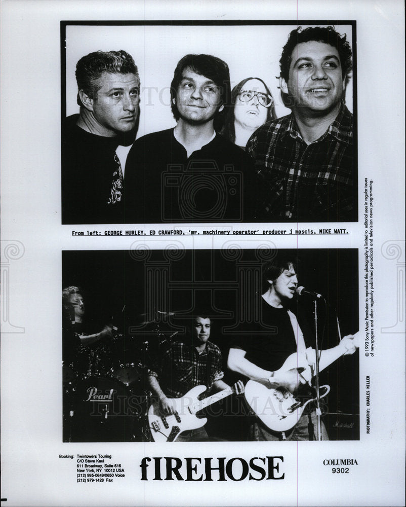 1993 Press Photo Music Group Firehose - Historic Images