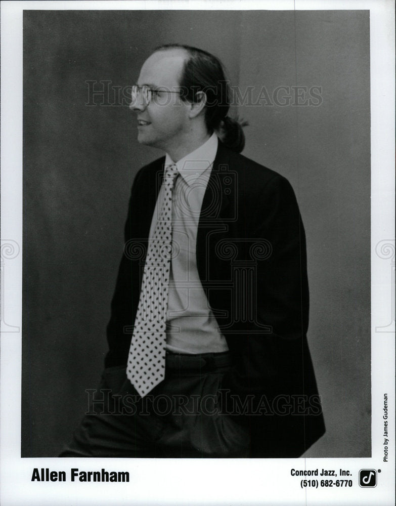 1996 Press Photo Allen Farnham pianist composer jazz - Historic Images