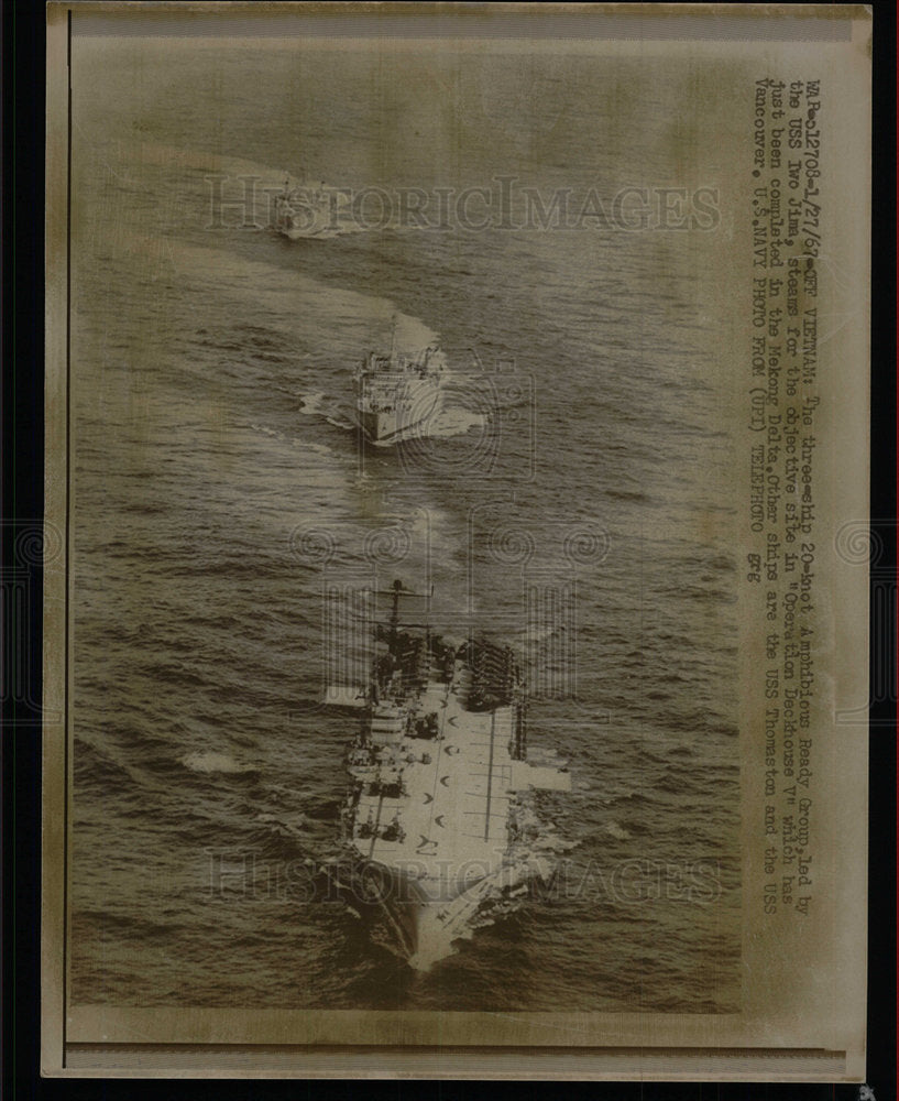 1967 Press Photo The Three-Ship 20-loit Amphibious - Historic Images
