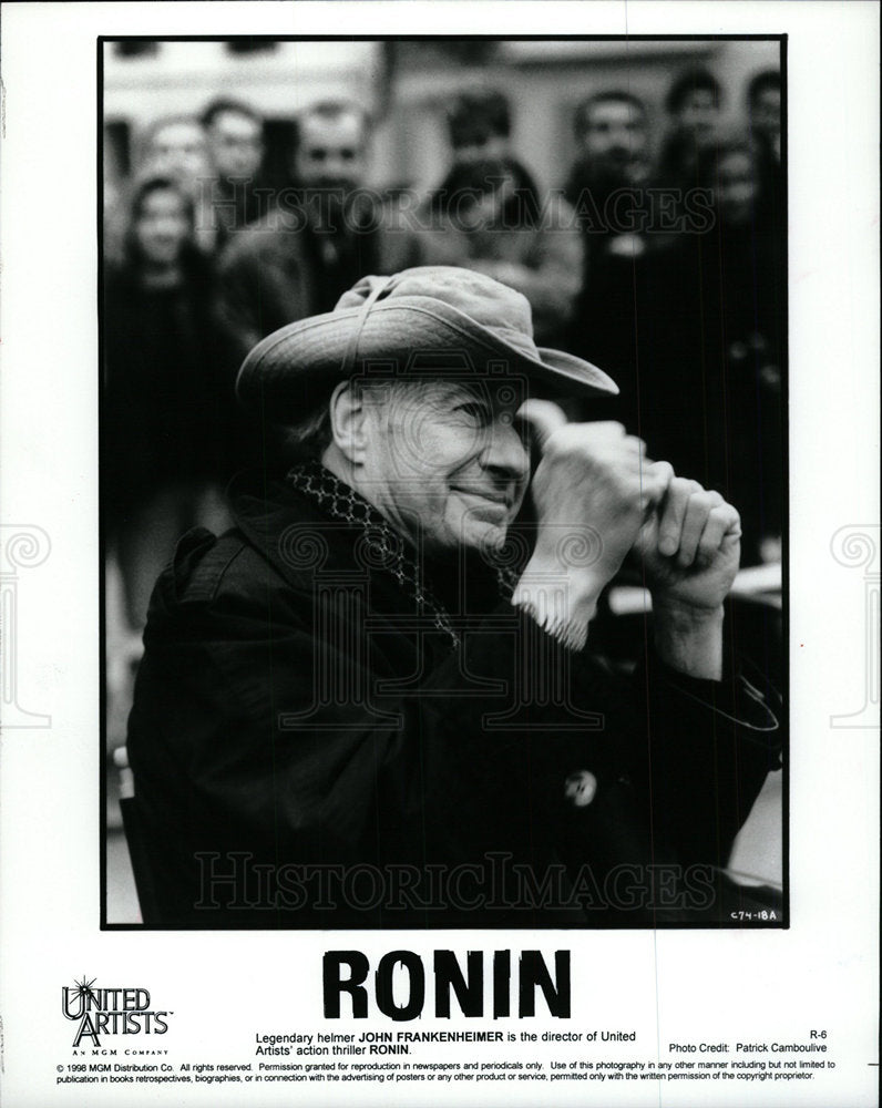 1998 Press Photo John Michael Frankenheimer Actor - Historic Images
