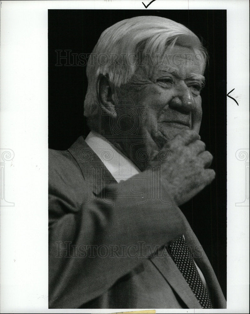 1987 Press Photo Tip O'Neill - Historic Images