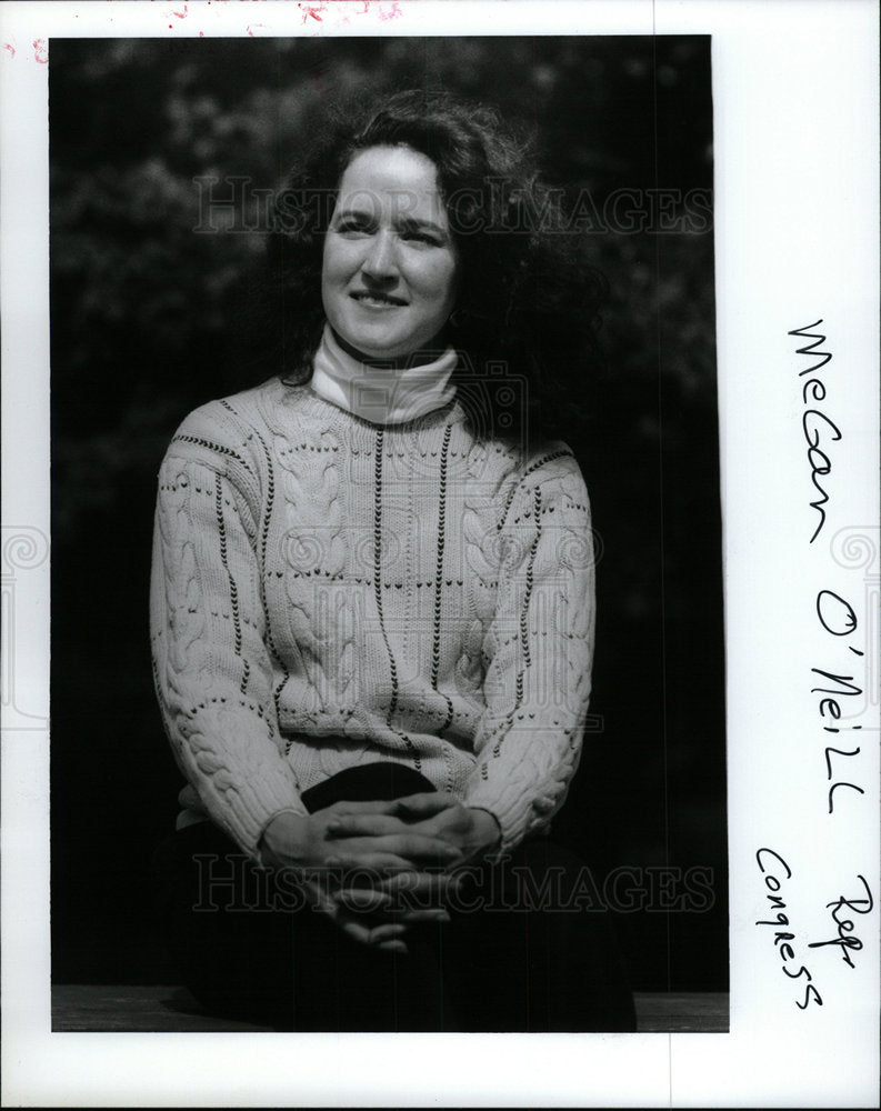 1992 Press Photo Meagan O&#39;Neill for Congress - Historic Images