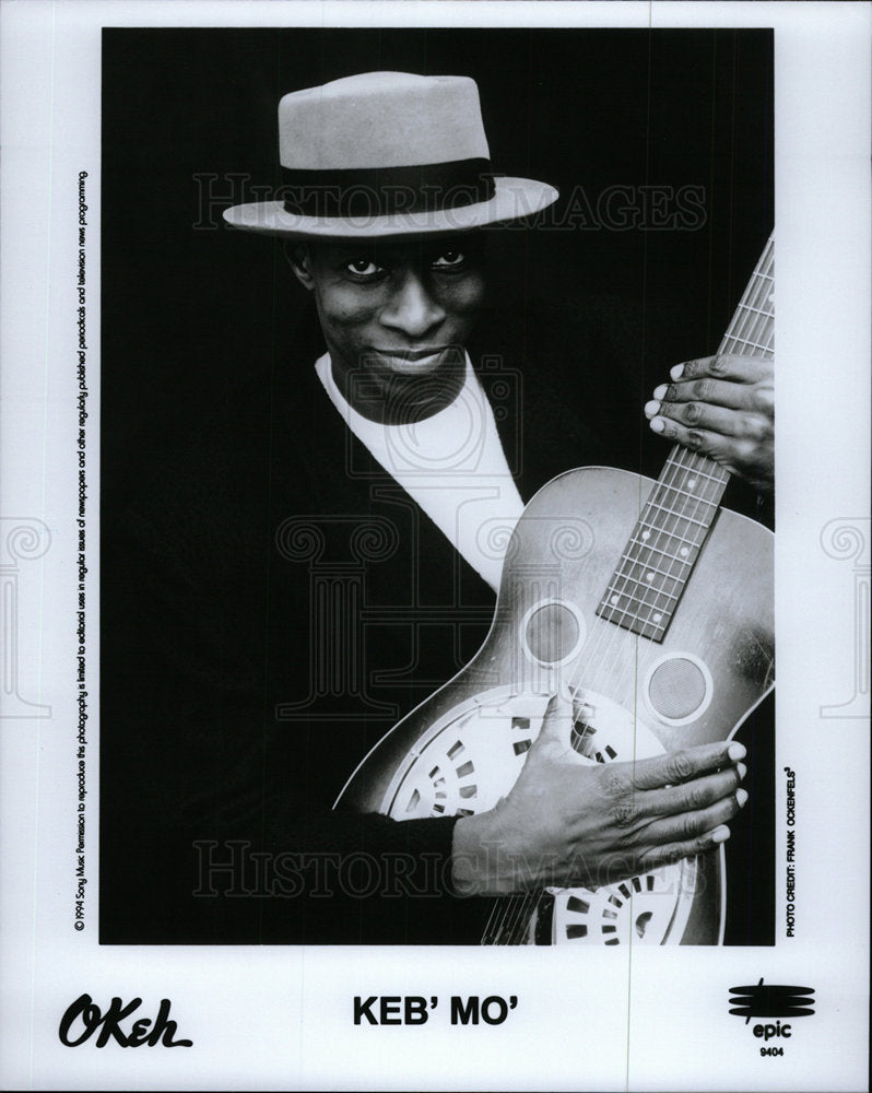 1995 Press Photo Keb&#39; Mo&#39; Blues Singer Guitarist  - Historic Images