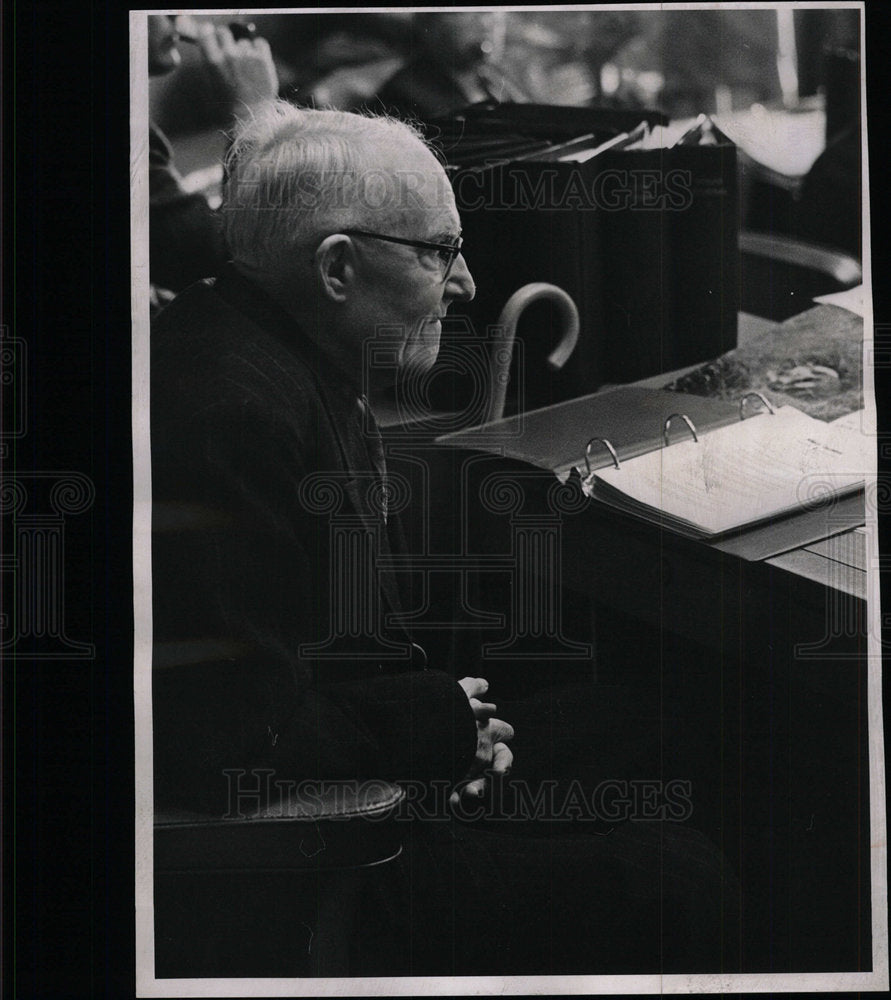 1965 Press Photo Colorado Sen. Wilkie Ham back at work - Historic Images