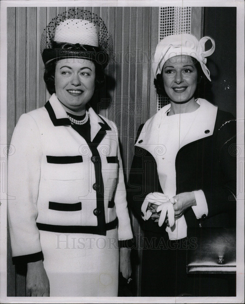 1964 Press Photo Mrs. William J. Scripps Mrs. Victor - Historic Images