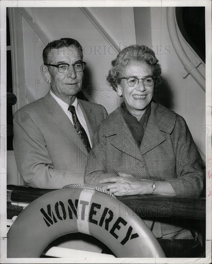 1959 Dr. &amp; Mrs. George Kent SS Monterey - Historic Images