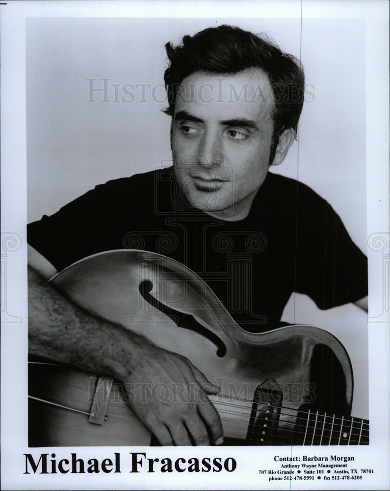 1995 Press Photo Singer and Songwriter,Michael Fracasso - Historic Images