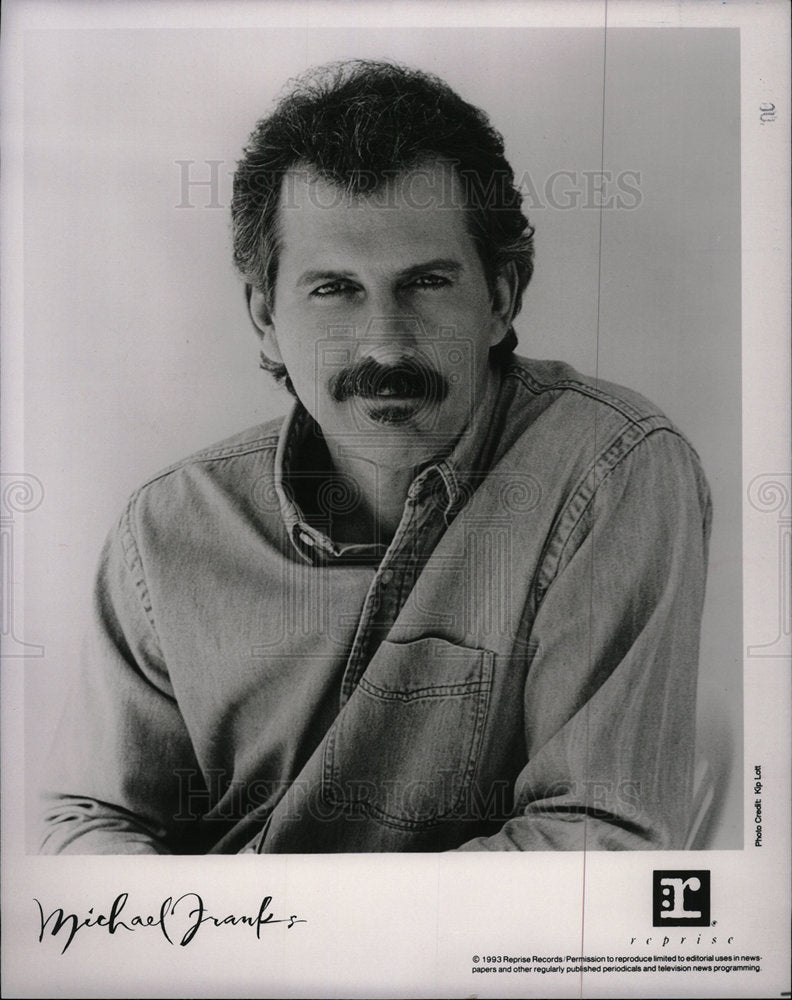 1993 Press Photo Michael Franks American Jazz Singer - Historic Images