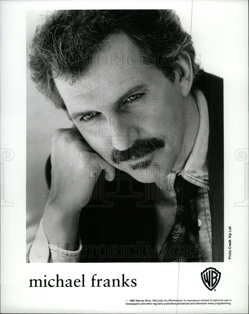 1995 Press Photo Michael Franks Songwriter Jazz Singer - Historic Images