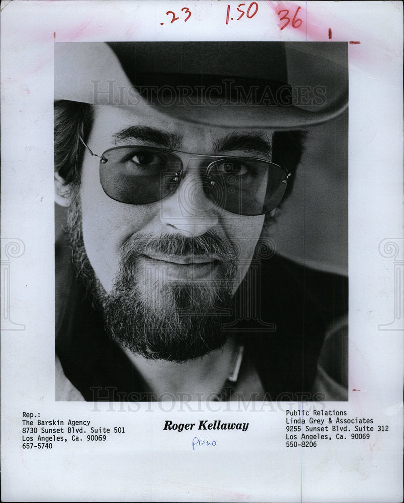 1985 Press Photo Pianist Roger Kellaway - Historic Images