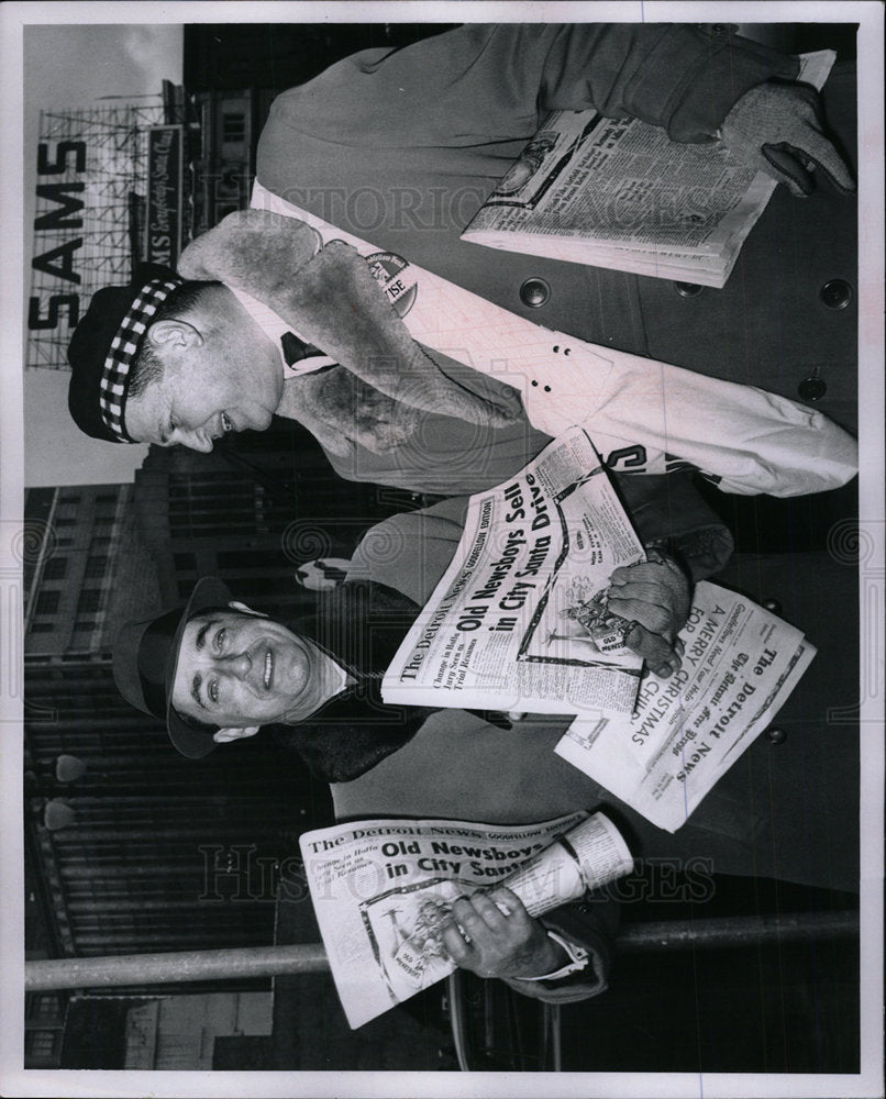 1962 Press Photo Detroit Newsboys Arnfeld Judge Wise - Historic Images