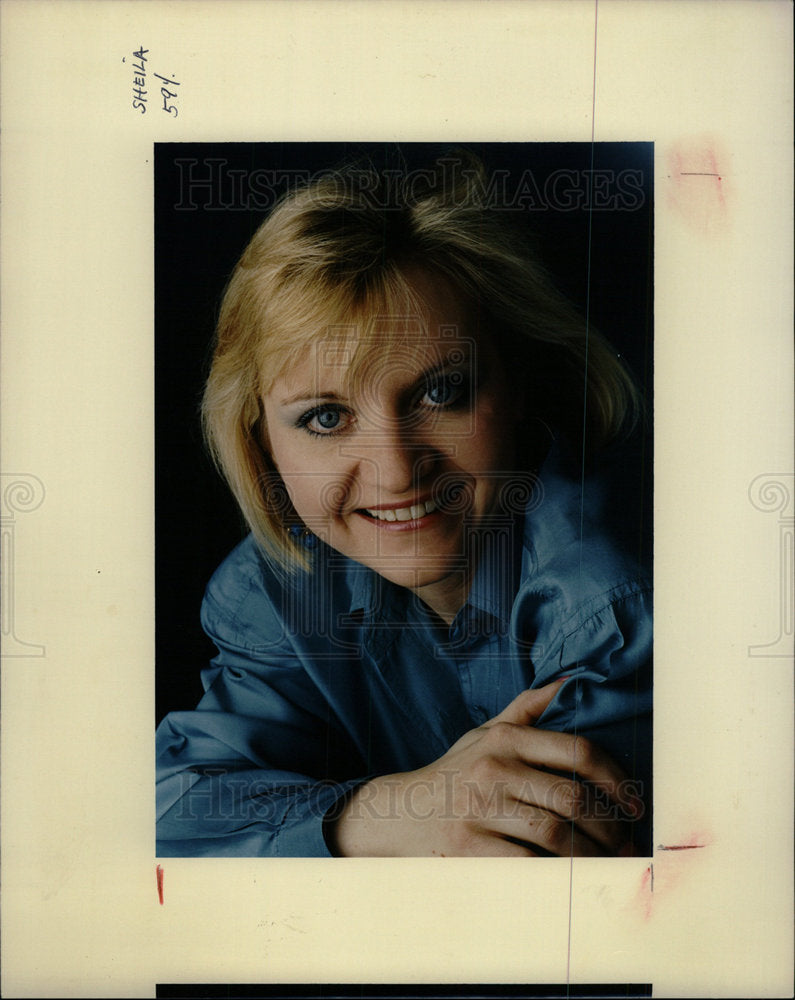 1993 Press Photo Sheila Gruber Newswriter - Historic Images