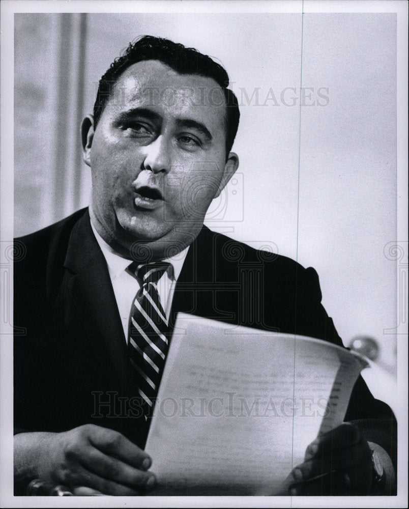 1966 Press Photo Senator Bernard O&#39;Brien - Historic Images