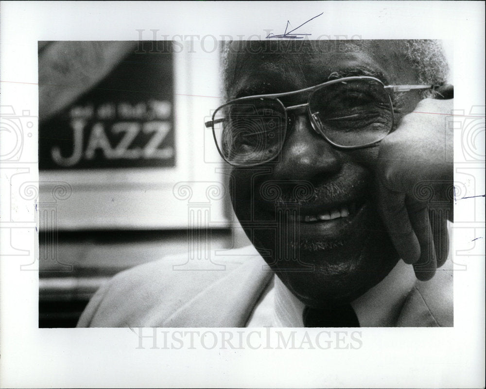 1991 Press Photo Jazz Musician James Jenkins - Historic Images