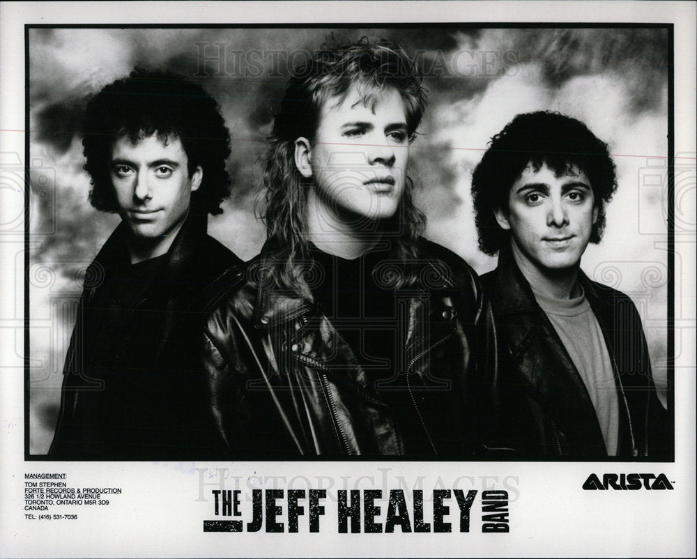 1991 Press Photo Music Group Jeff Healey Band - Historic Images