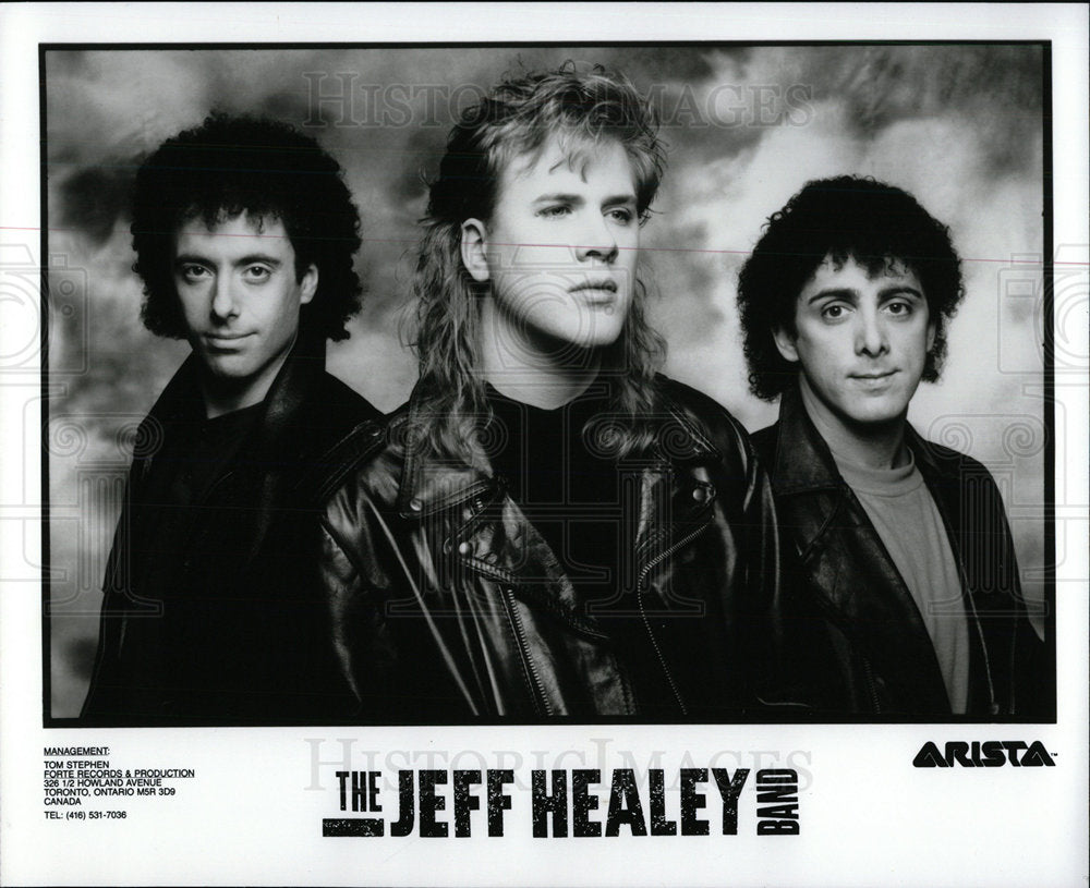 1990 Press Photo The Jeff Healey Band Jazz Blues-Rock - Historic Images