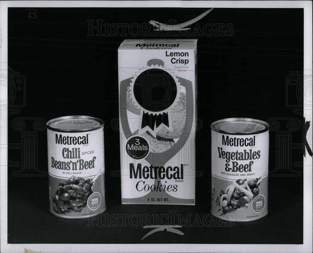 1969 Press Photo Metreceal New Products Food Diet - Historic Images