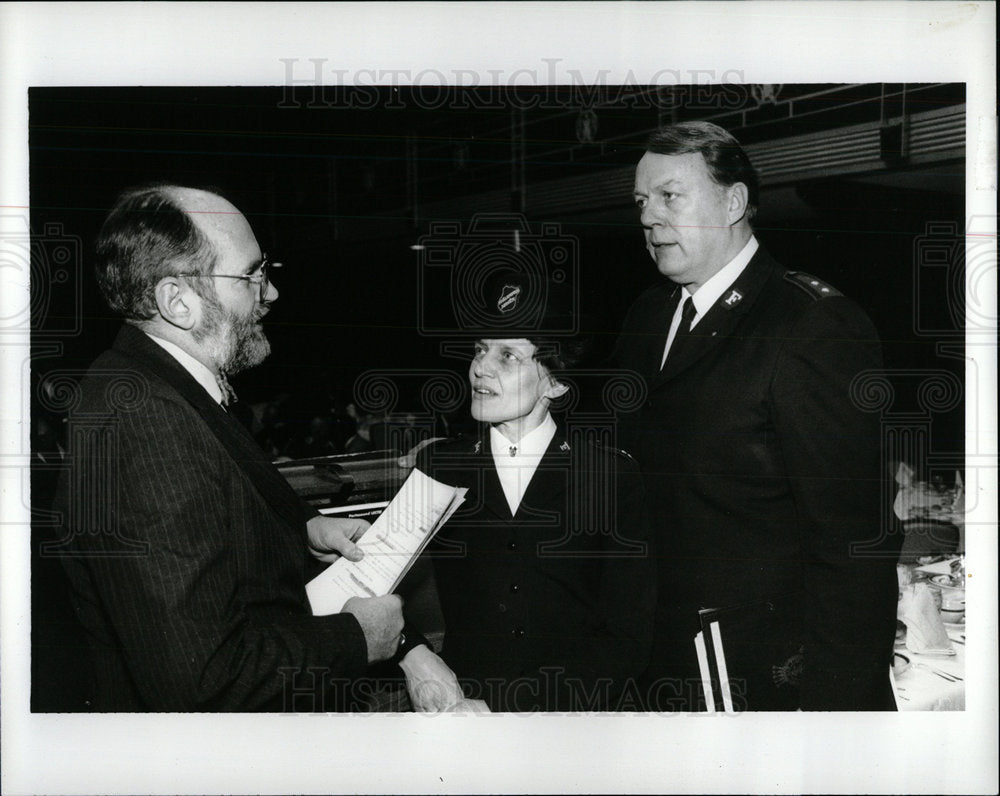 1991 Press Photo Salvation Army Detroit - Historic Images