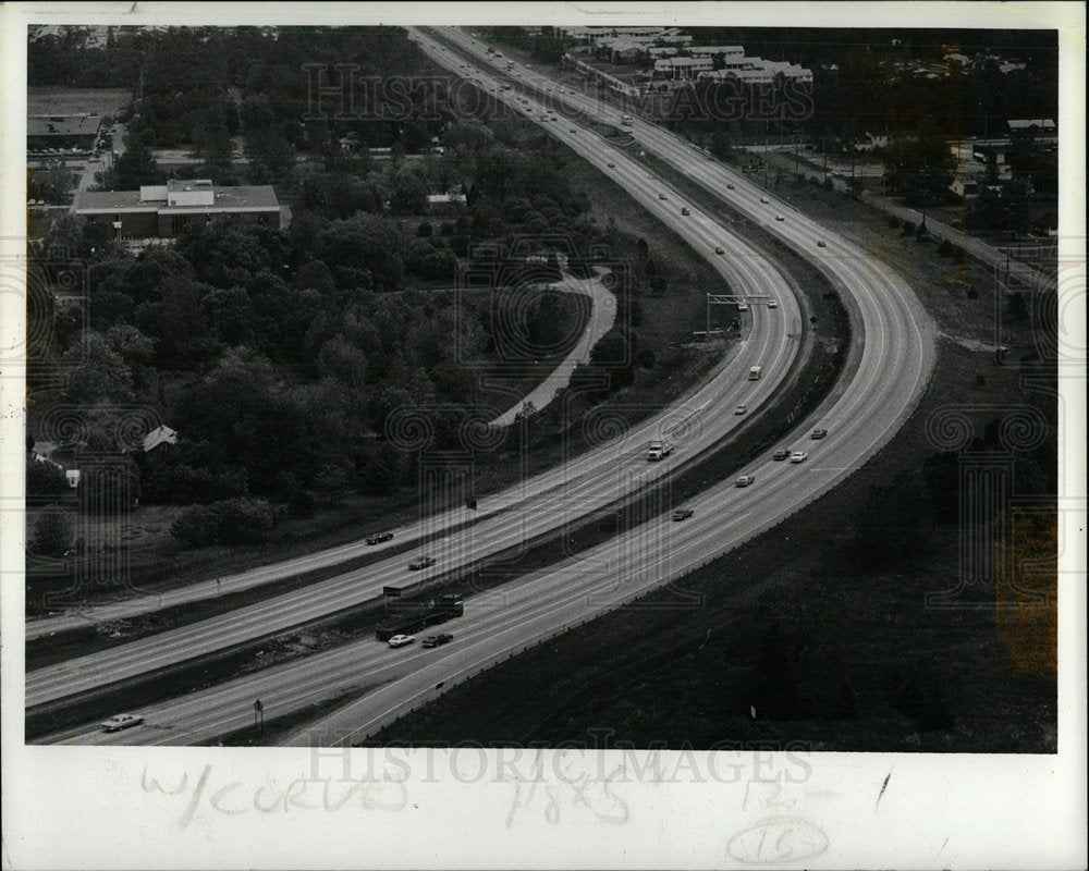 1981 Press Photo Highway/I-75/Michigan - Historic Images