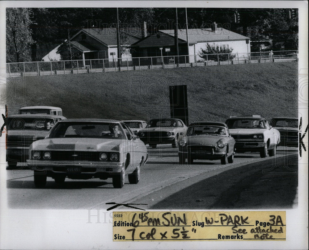 1973 Press Photo North Bound I-75, Highway - Historic Images