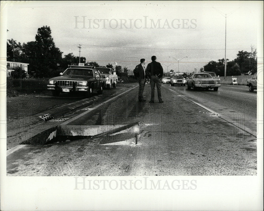 1980 Press Photo South Bound I-75 Highway - Historic Images