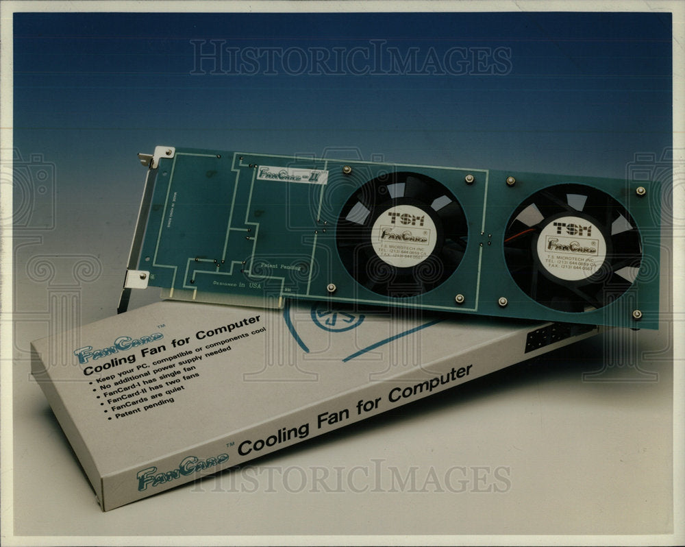 1993 Press Photo Cooling Fan For Computer - Historic Images