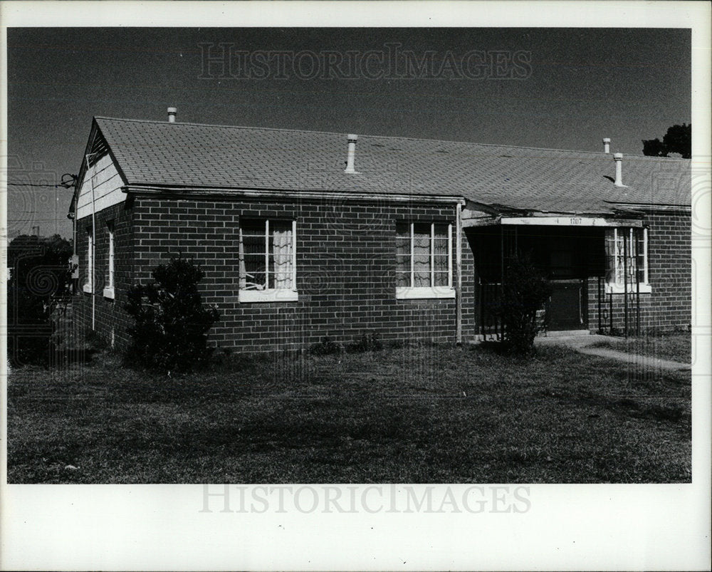 1981 Press Photo Stephens Park lane Elen school Trailer - Historic Images