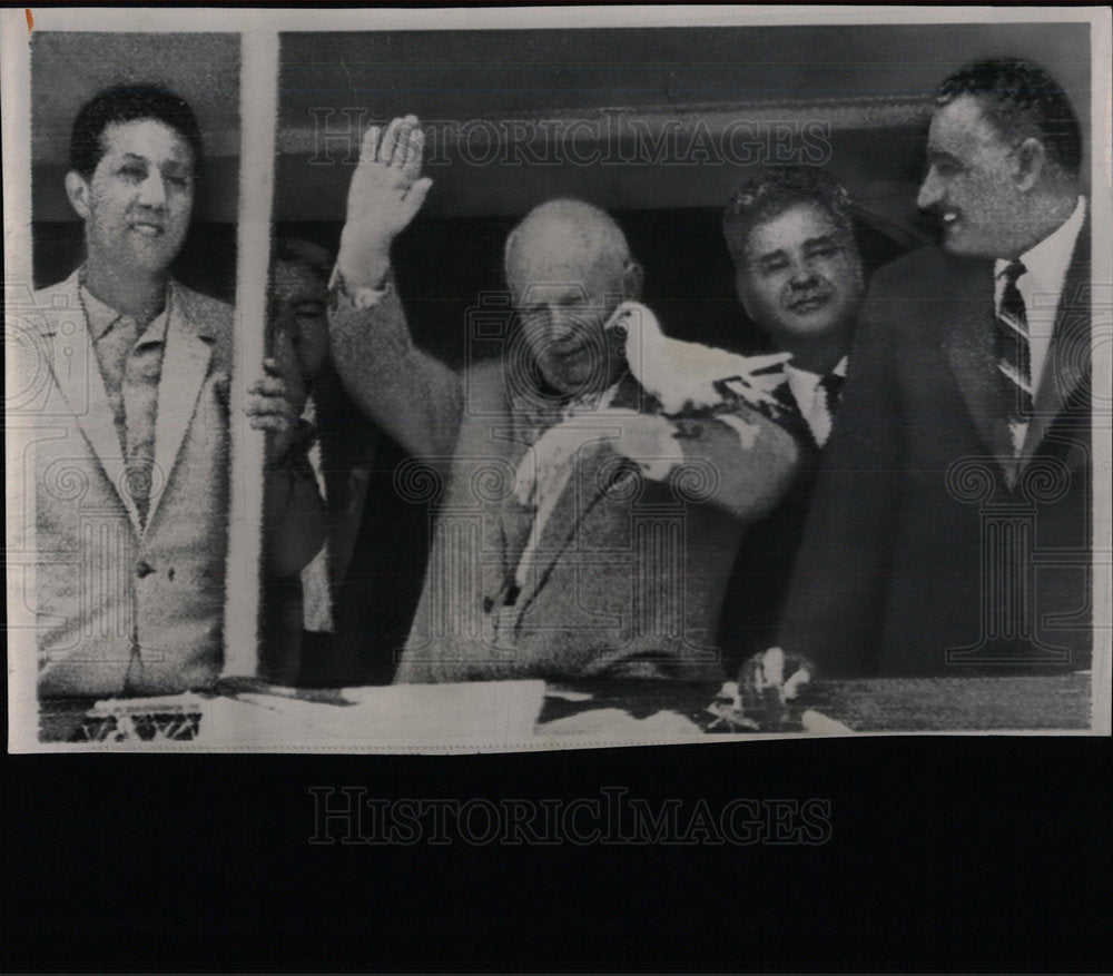 1964 Press Photo Nikita Khrushchev Gamal Abdel Nasser - Historic Images