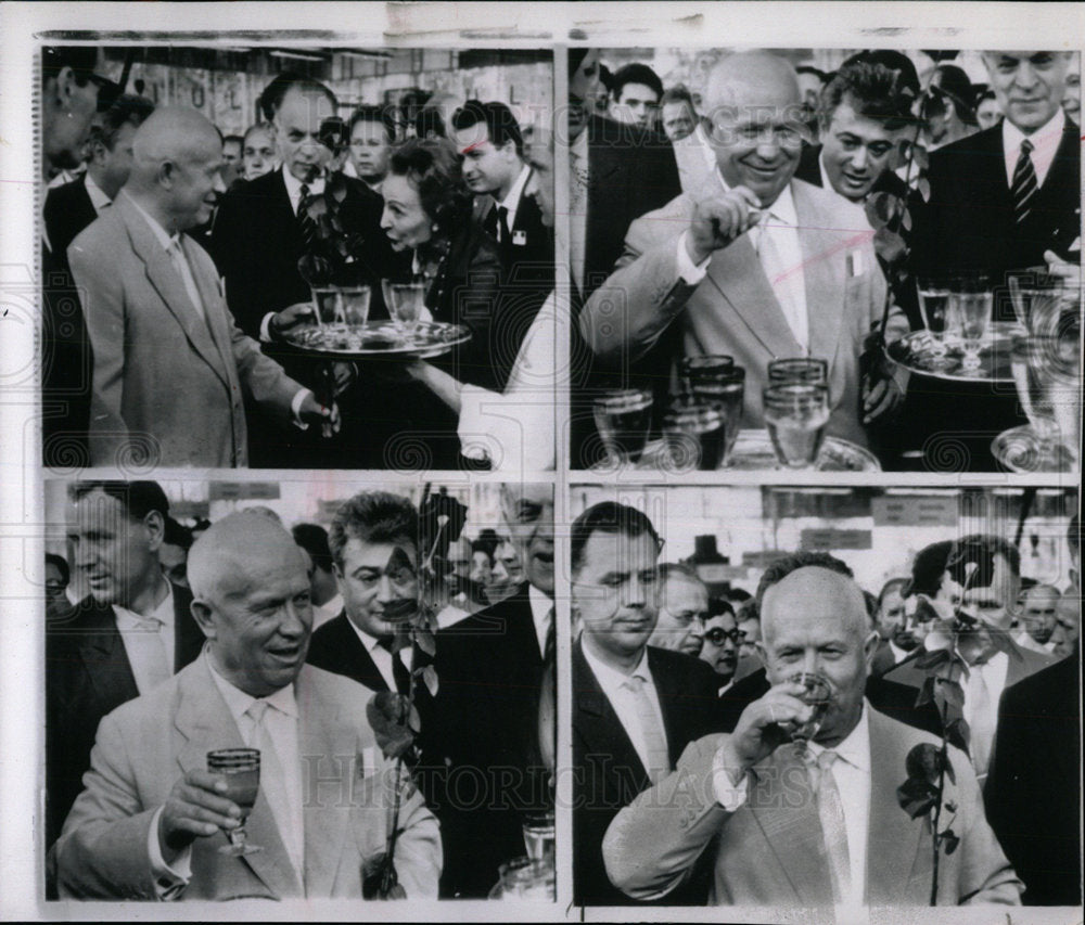 1962 Press Photo Nikita Khrushchev Soviet premier habit - Historic Images