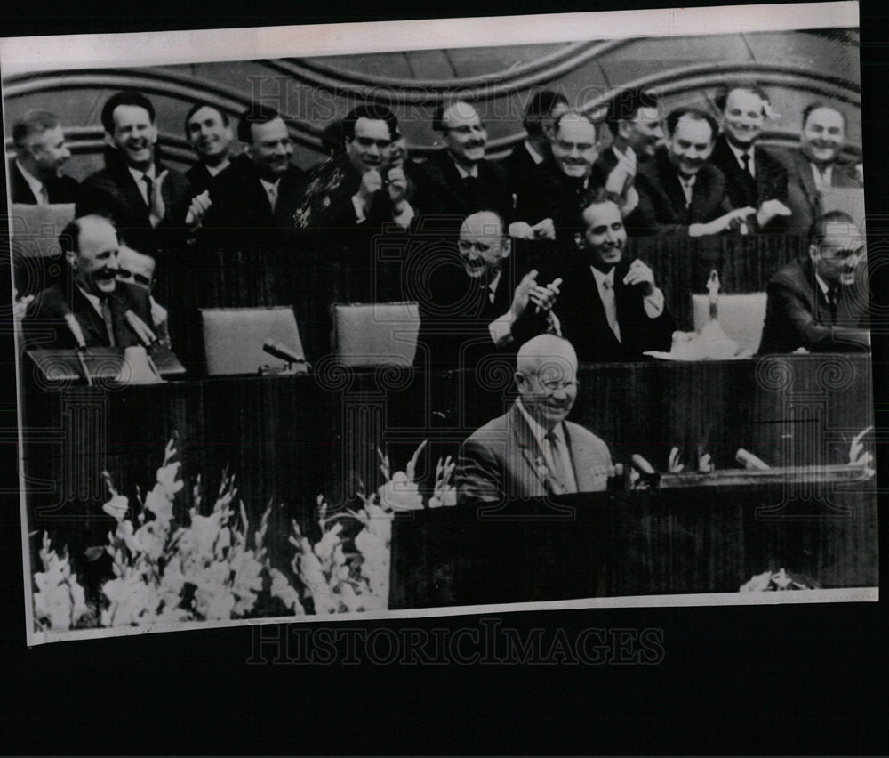 1963 Press Photo Nikita Khrushchev Kremlin Speech - Historic Images
