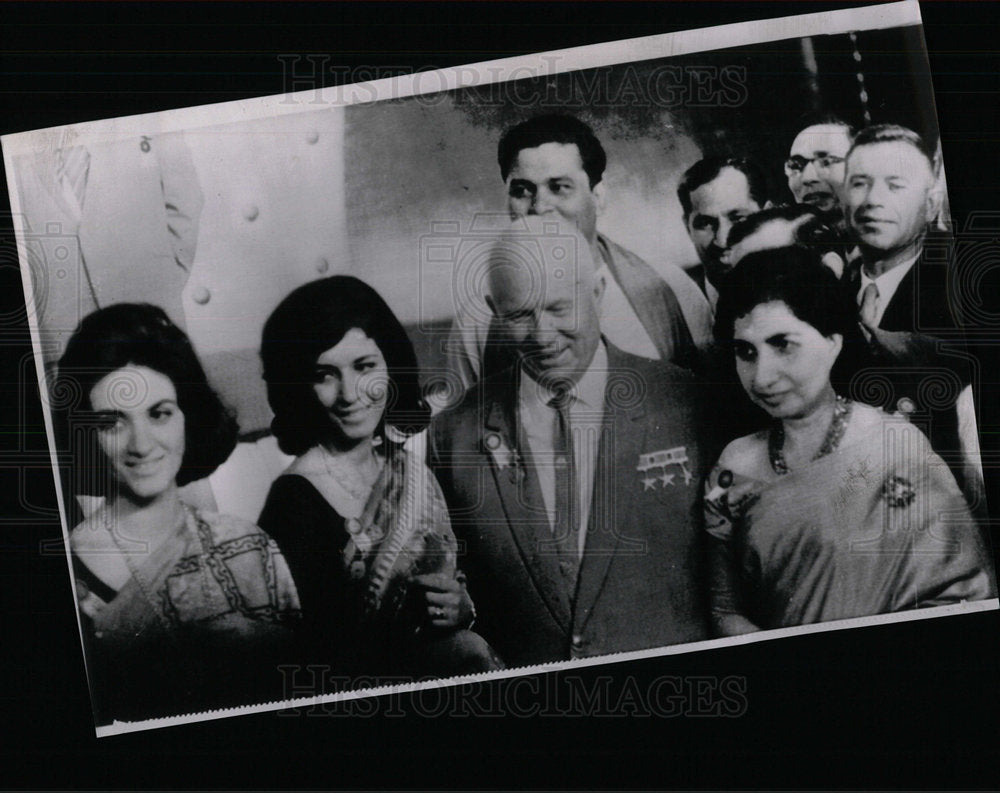 1963 Press Photo Soviet Premier Nikita Khrushchev Model - Historic Images
