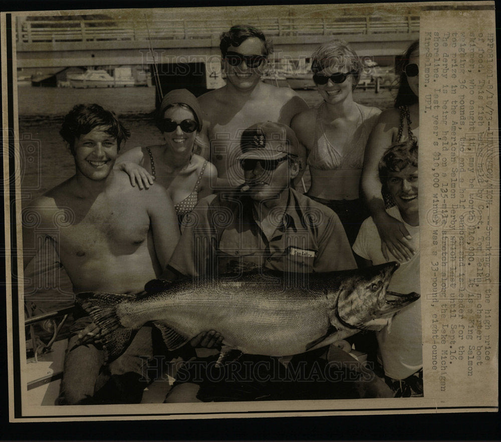 1973 Press Photo SALMON FISH - Historic Images