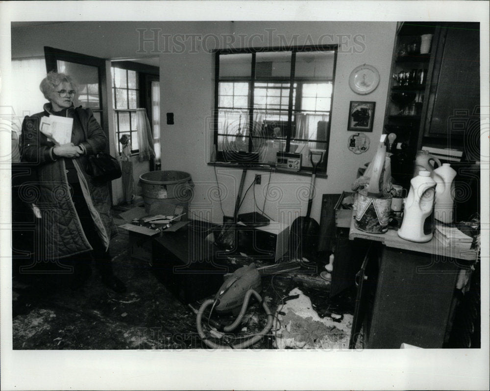 1990 Press Photo Jo Ann Hayden Kitchen Highland Hayden - Historic Images