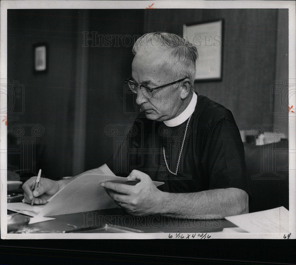 1967 Press Photo Bishop Emerich - Historic Images
