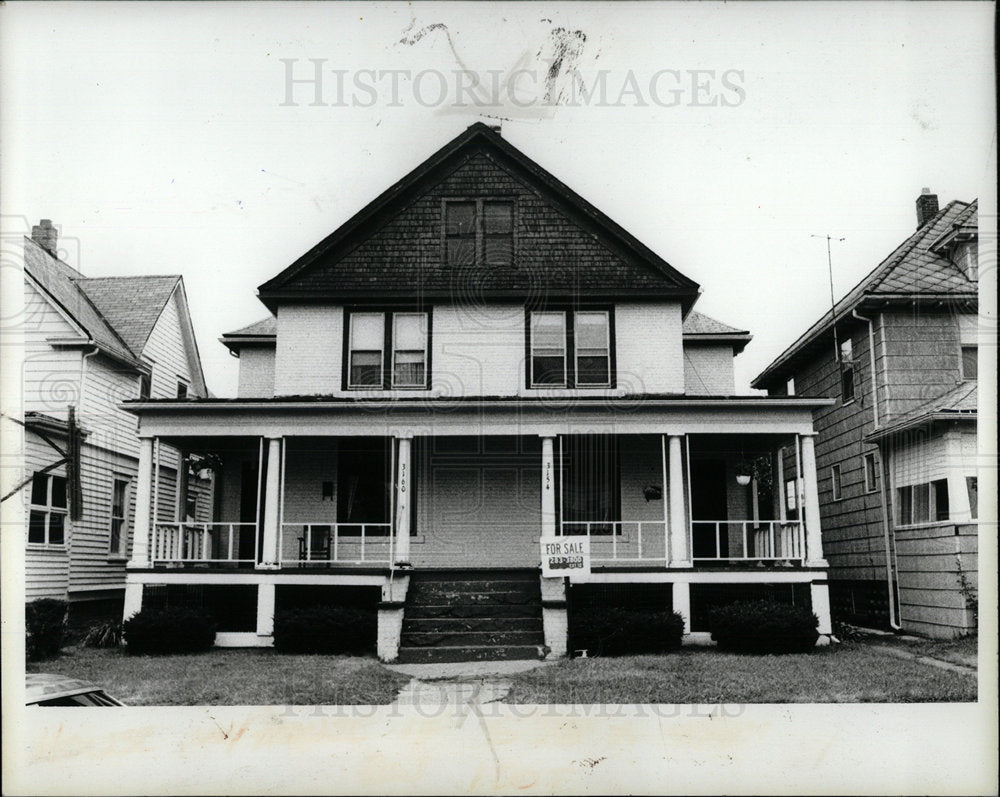 1983 Press Photo Van Al Styne home Wyandotte city hall - Historic Images