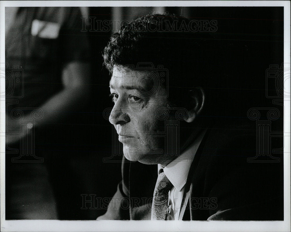 1982 Press Photo Israeli General Benjamin Ben Eliezer  - Historic Images