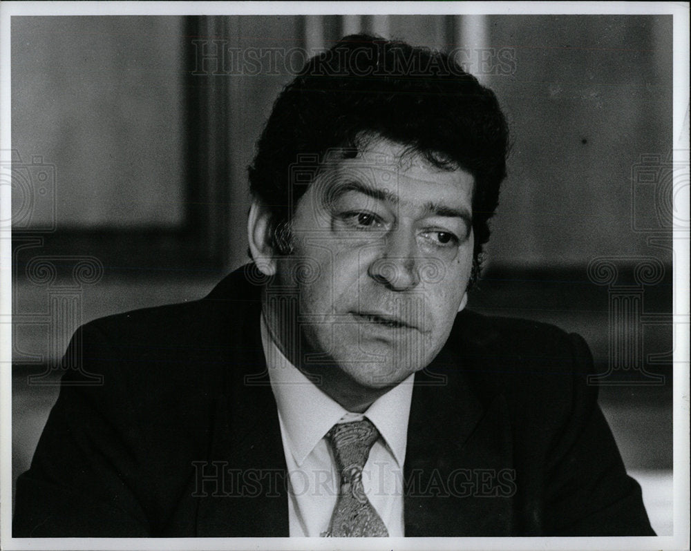 1982 Press Photo Israeli General Benjamin Ben Eliezer - Historic Images