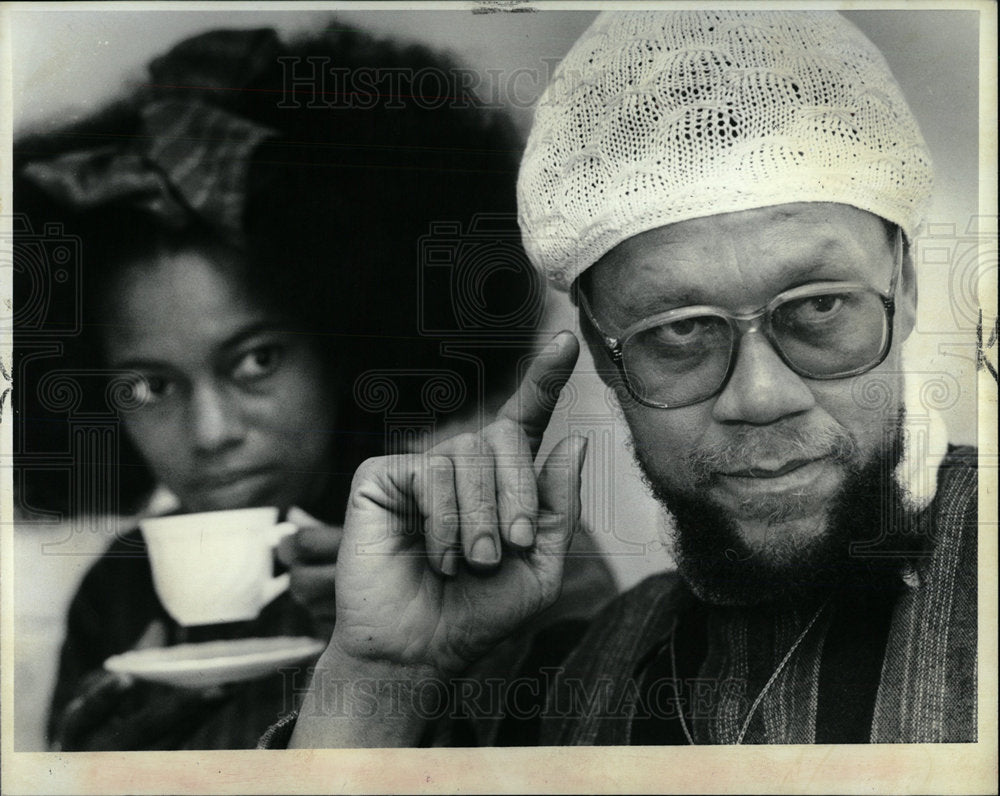 1990 Press Photo Yekheskal Ben Israel Black Jew Detroit - Historic Images